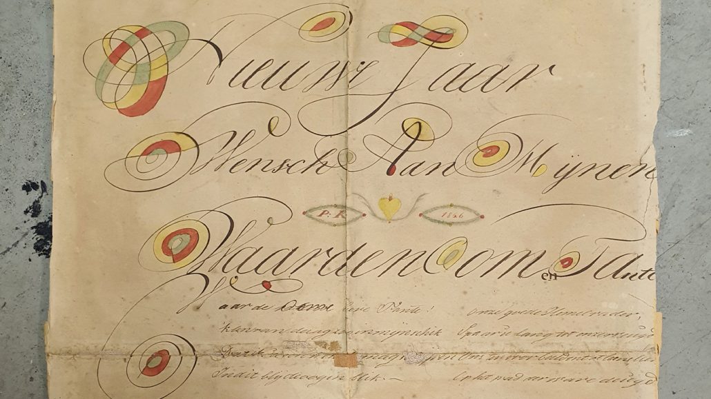 MJ Wensbrief PS Keverling 1846